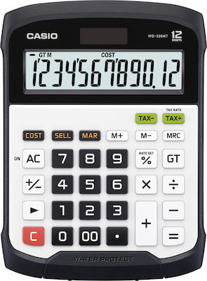 Casio Calculator Contabilitate 12 Cifre în Culoarea Negru