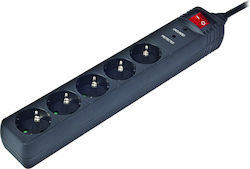 Energenie SPG5-C-10 Πολύπριζο 5 Θέσεων με Καλώδιο 3m