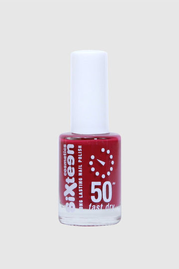 Sixteen Cosmetics 50" No 689 Glossy Βερνίκι Νυχιών Quick Dry Ροζ 11ml
