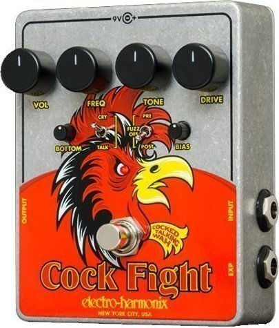 Electro-Harmonix Cock Fight Cocked Talking Wah Pedală Efectul WahWah Chitară electrică