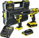 Stanley FMCK626C2 Σετ Κρουστικό Δραπανοκατσάβιδο & Φακός 18V με 2 Μπαταρίες 2Ah και Θήκη