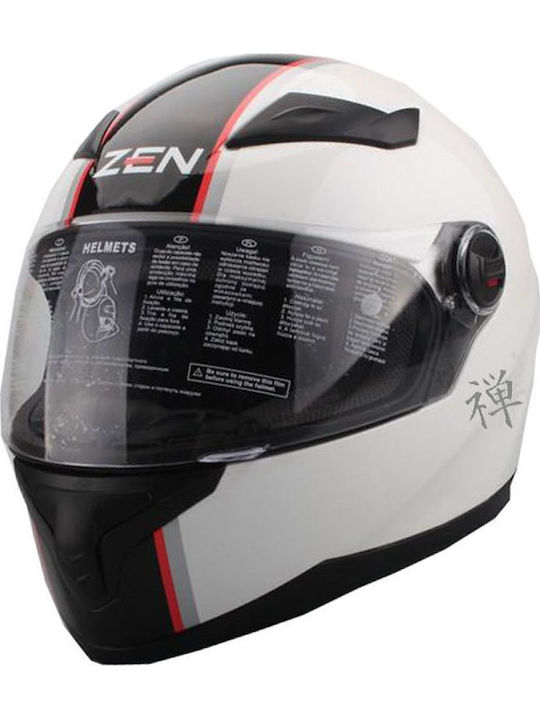 Zen ZN85 White Full Face ECE 22.06 Zen ZN85 White Full Face ECE 22.06