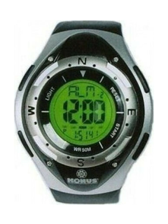 Konus Digital Uhr Chronograph Batterie mit Schwarz Kautschukarmband 4409