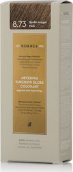 Korres Abyssinia Superior Gloss Colorant Hair Dye no Ammonia 8.73 Blond open shell 50ml