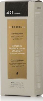 Korres Abyssinia Superior Gloss Colorant 4.0 Καστανό 50ml