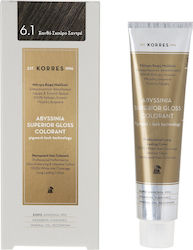 Korres Abyssinia Superior Gloss Colorant Haarfarbe kein Ammoniak 6.1 Blonde Dark Sandre 50ml