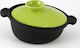 Appolia Fireproof Roaster 6.3lt Dutch Oven Oval Made of Porcelain 22x22cm 4pcs