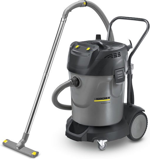 Karcher NT 70/2 Прахосмукачка За Течности / Твърди 2400W с Пластмаса Контейнер 70лт