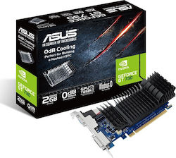 Asus GeForce GT 730 2GB GDDR5 Geräuschlos mit Klammern Grafikkarte