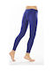 Leggings Lycra shiny Blue navy