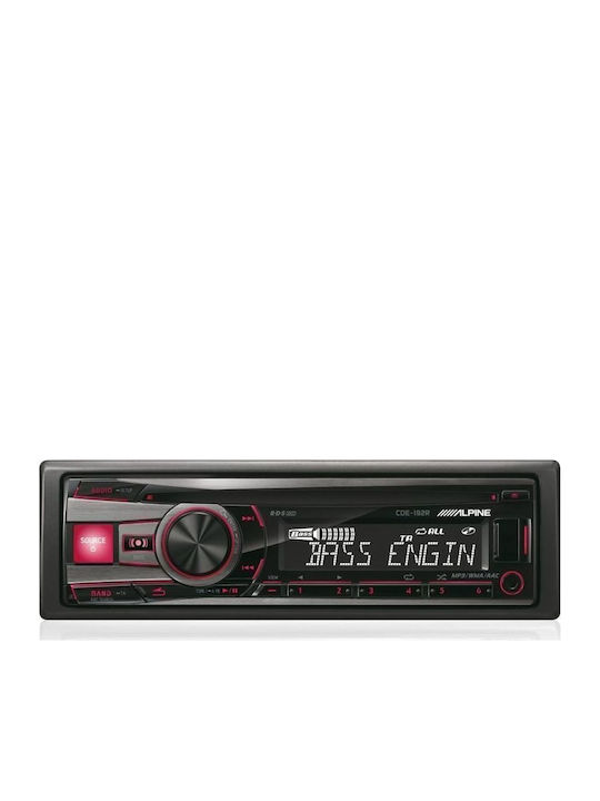 Alpine Ηχοσύστημα Αυτοκινήτου Universal 1DIN (USB/AUX) με Αποσπώμενη Πρόσοψη