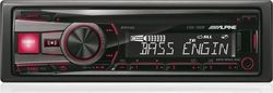 Alpine Ηχοσύστημα Αυτοκινήτου Universal 1DIN (USB/AUX) με Αποσπώμενη Πρόσοψη