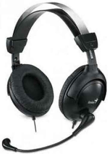 Genius HS-505X Over Ear Căști Multimedia cu microfon și conexiune Jack de 3,5 mm