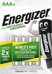 Energizer Universal AAA 500mAh 1.2V 4τμχ