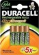 Duracell StayCharged Baterii Reîncărcabile AAA Ni-MH 800mAh 1.2V 4buc