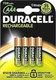 Duracell Επαναφορτιζόμενες Μπαταρίες AAA Ni-MH 750mAh 1.2V 4τμχ