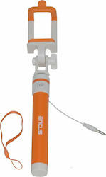 Ancus Selfie Stick with 3.5mm Cable Classic Orange