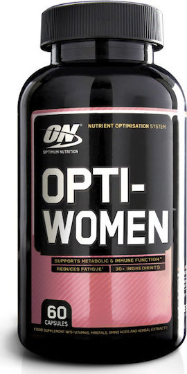Optimum Nutrition Opti-Women Multivitamin 30+ Ingredients Multivitamin for Energy, Immune System Boost & the Hair 120 caps