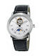 Frederique Constant Moonphase Watch Automatic with Black Leather Strap