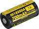 NiteCore NI18350A Επαναφορτιζόμενη Μπαταρία 18350 Li-Mn 700mAh 3.7V 1τμχ