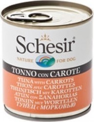 Schesir Dog with Tuna and Carrots (285gr tin)