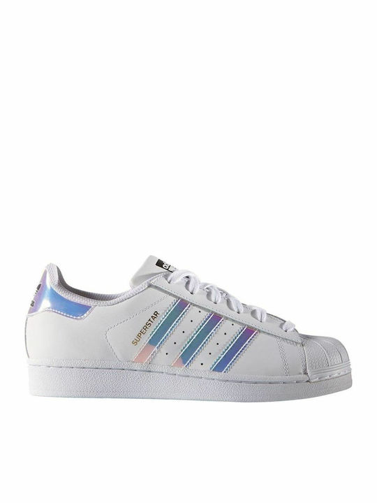 Kids Sneakers Superstar J Metallic Silver / Cloud White