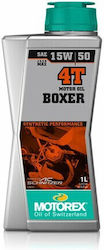 Motorex Boxer Synthetic Motorcycle Oil for Four-Stroke Engines 15W-50 1lt