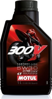 Motul 300V Factory Line Road Racing Sintetic Ulei de motocicletă pentru motoare în patru timpi 5W-30 1lt