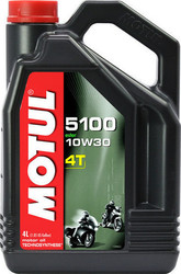 Motul 5100 4T Semisintetic Ulei de motocicletă pentru motoare în patru timpi 10W-30 4lt