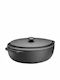 Skeppshult Dutch Oven Oval Cast Iron 42x25cm