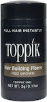 Toppik Fibre Acoperirea Subțierii Părului cu keratină Hair Building Fibers Travel Medium Brown 3gr