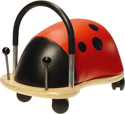 Wheelybug Animal Walker Ladybug Small Baby Walker Animal for 12++ Months Red