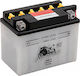 Power Batteries Deschis Baterie Motocicleta YB4L-B 40A cu Capacitatea 4Ah
