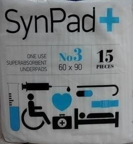 Synpad Incontinence Underpads 60x90cm 15pcs