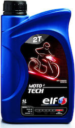 Elf 2 Tech Synthetic Motorcycle Oil for Two-Stroke Engines 1lt