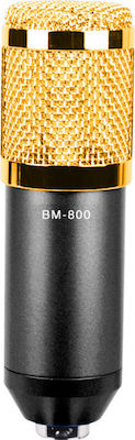 Πυκνωτικό Μικρόφωνο XLR BM-800 Τοποθέτηση Shock Mounted/Clip On Φωνής