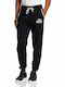 Lonsdale Two Tones Men's Sweatpants with Rubber Black