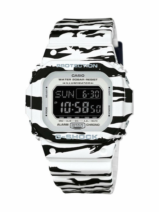 Casio G-shock Digital Women's Watch Chronograph with Metal Bracelet