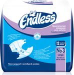 Endless Πάνα Ακράτειας - Νο3 Incontinence Diapers Large 12pcs