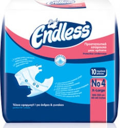 Endless Πάνα Ακράτειας - Νο4 Incontinence Diapers XLarge 10pcs