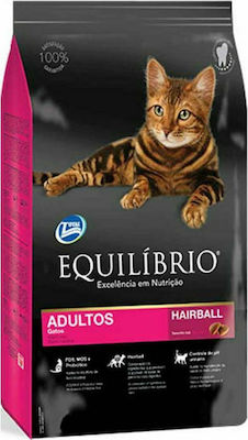 Equilibrio Adult Hairball Control Ξηρά Τροφή για Ενήλικες Γάτες με Κοτόπουλο 7.5kg