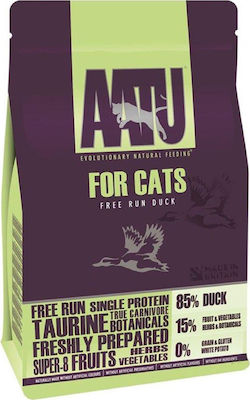 AATU Free Run Trockenfutter für erwachsene Katzen mit Ente 1kg