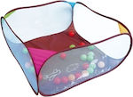 Ludi Ball Pit Ball Playground Pop Up 2836 with Basket, Climbing Rope & Tunnel