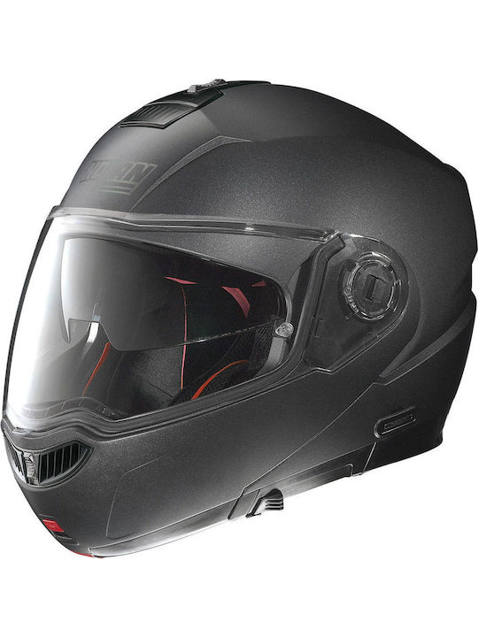 Nolan N104 Absolute Special N-Com Grafit Negru Casca Moto Flip-Up ECE 22.05 1560gr cu Pinlock și Sunvisor