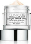 Clinique Smart Αnti-aging , Moisturizing & Firming Day Cream Suitable for Dry Skin with Hyaluronic Acid Custom-Repair 15SPF 50ml