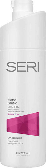 Farcom Seri Color Shield Sulfate Free Σαμπουάν Διατήρησης Χρώματος & Λάμψης για Βαμμένα Μαλλιά 1000ml