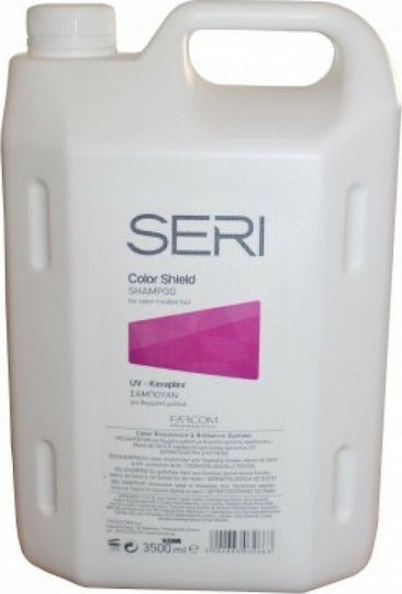 Farcom Seri Color Shield Σαμπουάν Ενυδάτωσης & Διατήρησης Χρώματος για Βαμμένα Μαλλιά 3500ml