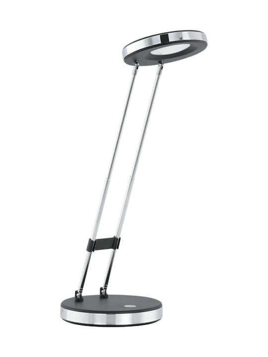 Eglo Gexo LED Office Lamp with Foldable Arm in Silver Color