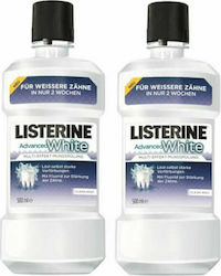 Listerine Advanced White Mouthwash 2x500ml