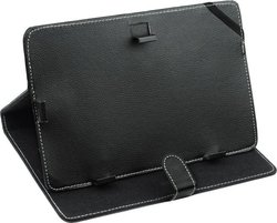 Blun Universal Leather Case 7" Μαύρη (Universal 7")